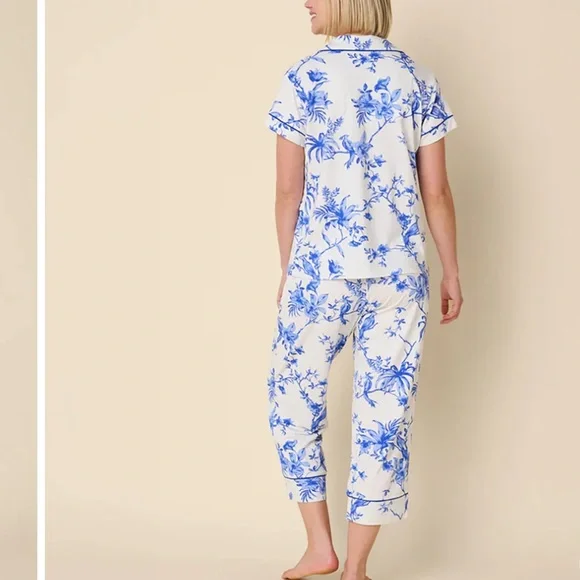 CATS PAJAMAS PIMA KNIT CAPRI SET- SIZE SMALL - Picture 2 of 16